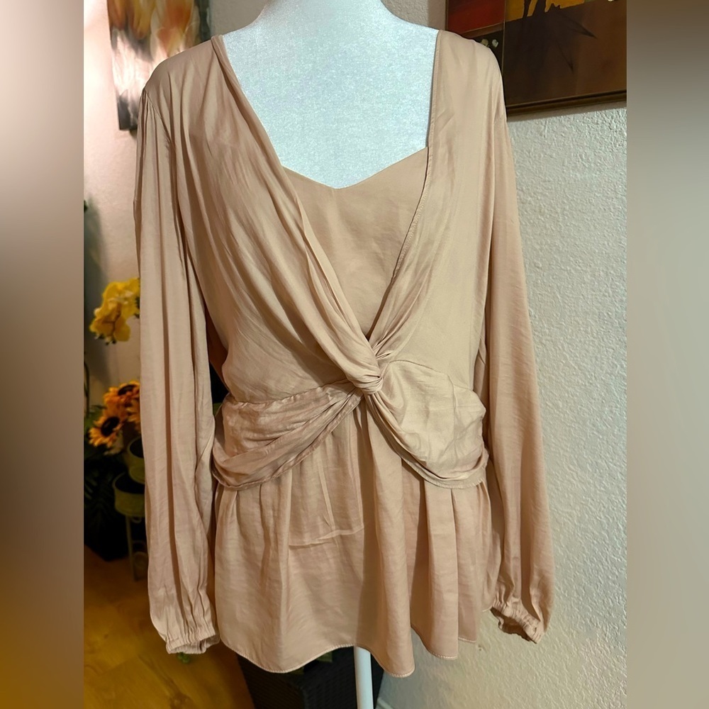 City chic twisted Love top plus size S